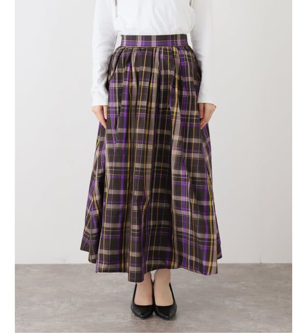 IENA「GRUPPOCINQUEタフタスカート」|スカート|