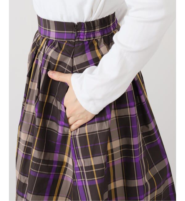 IENA「GRUPPOCINQUEタフタスカート」|スカート|