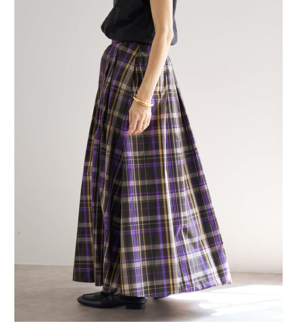 IENA「GRUPPOCINQUEタフタスカート」|スカート|