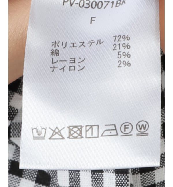 SLOBE IENA「PROVOKE/プロヴォーク ギンガムボウタイシャツ PV-030071」|シャツ・ブラウス|