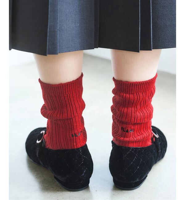 IENA「《追加3》BLACK ソックス」|ソックス|