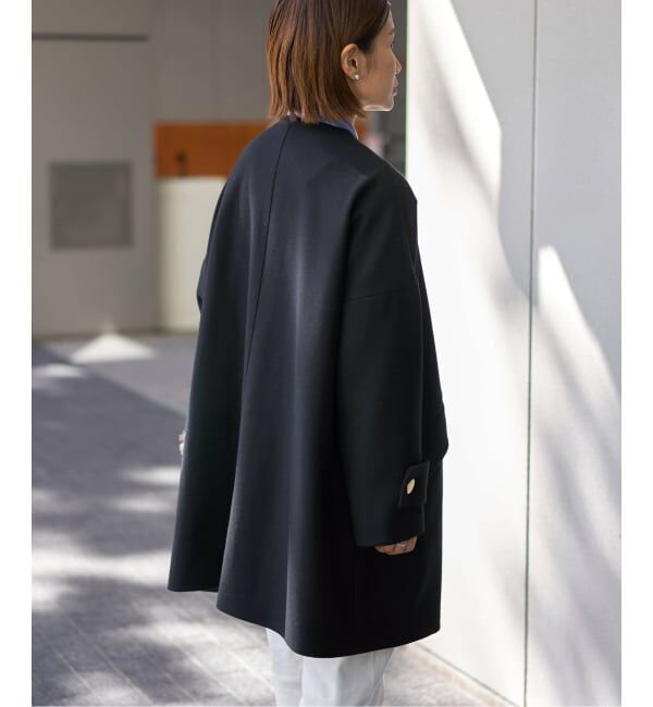 IENA「MACKINTOSH/マッキントッシュ 別注 HUMBIE NC MB EX コート L252MO1160F2K」|ノーカラーコート|