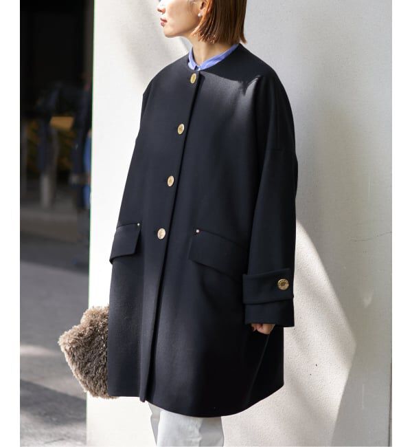 IENA「MACKINTOSH/マッキントッシュ 別注 HUMBIE NC MB EX コート L252MO1160F2K」|ノーカラーコート|