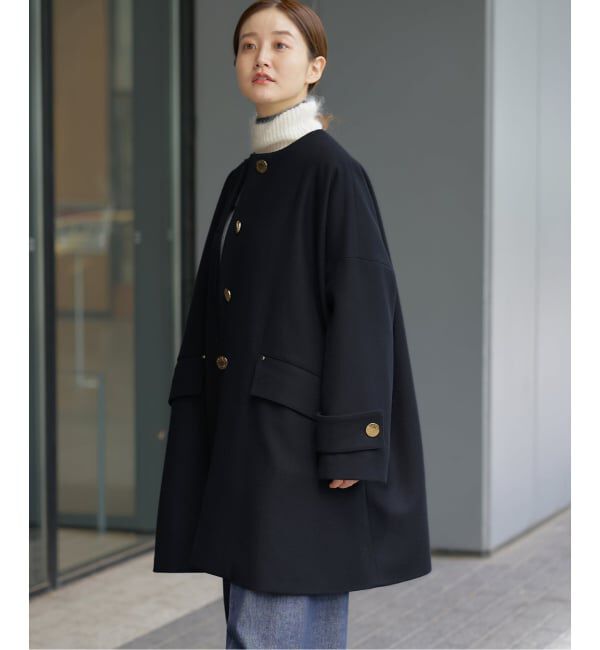 IENA「MACKINTOSH/マッキントッシュ 別注 HUMBIE NC MB EX コート L252MO1160F2K」|ノーカラーコート|