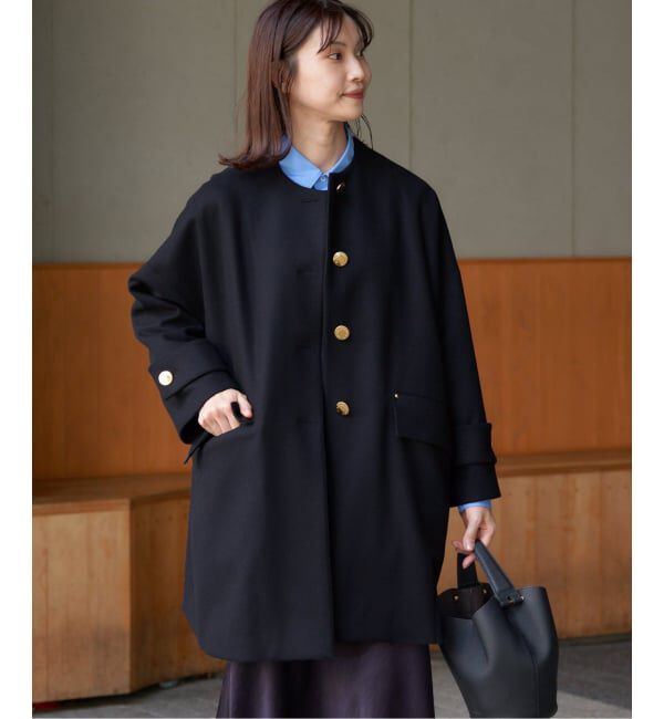 IENA「MACKINTOSH/マッキントッシュ 別注 HUMBIE NC MB EX コート L252MO1160F2K」|ノーカラーコート|