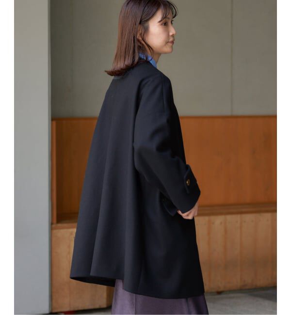 IENA「MACKINTOSH/マッキントッシュ 別注 HUMBIE NC MB EX コート L252MO1160F2K」|ノーカラーコート|