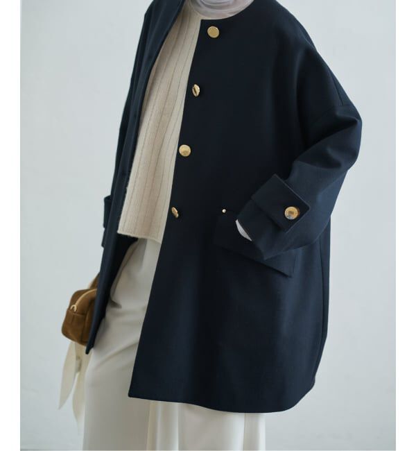 IENA「MACKINTOSH/マッキントッシュ 別注 HUMBIE NC MB EX コート L252MO1160F2K」|ノーカラーコート|