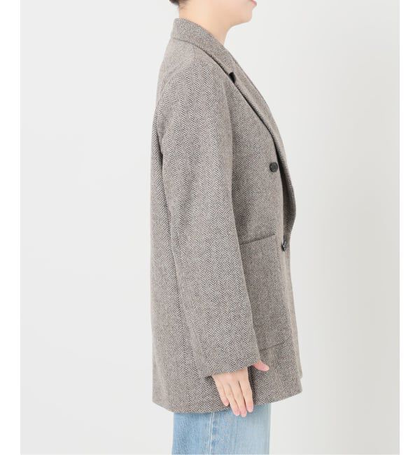 IENA LA BOUCLE「IENA LA BOUCLE ヘリンボーンジャケット」|テーラードジャケット|