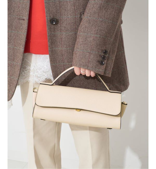 SLOBE IENA「LORISTELLA/ロリステッラ ワンハンドルバッグ LISA」|ハンドバッグ|ベージュ