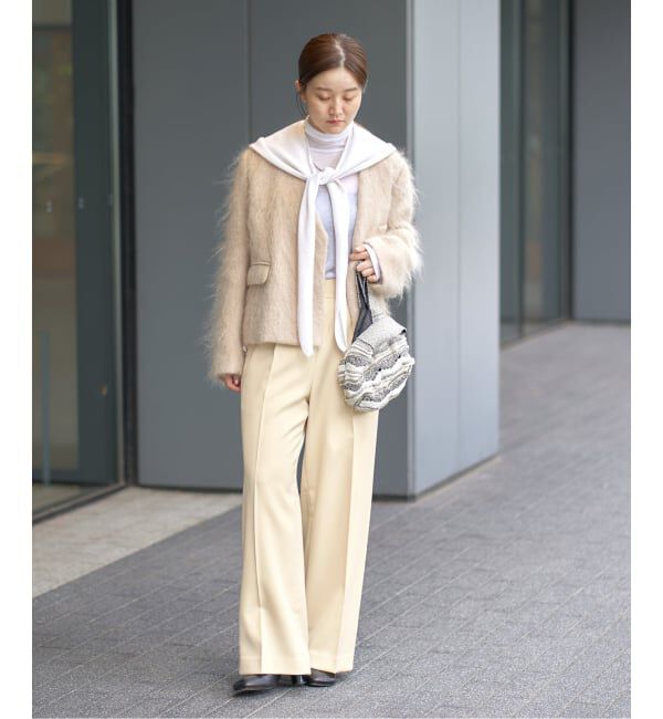 IENA「ウール混マリンパンツ」|スラックス|