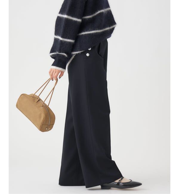 IENA「ウール混マリンパンツ」|スラックス|