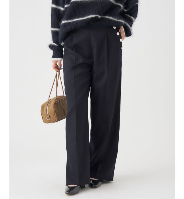 IENA「ウール混マリンパンツ」|スラックス|