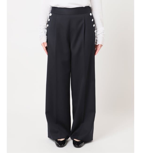 IENA「ウール混マリンパンツ」|スラックス|