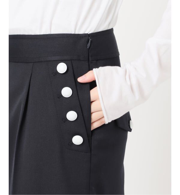 IENA「ウール混マリンパンツ」|スラックス|