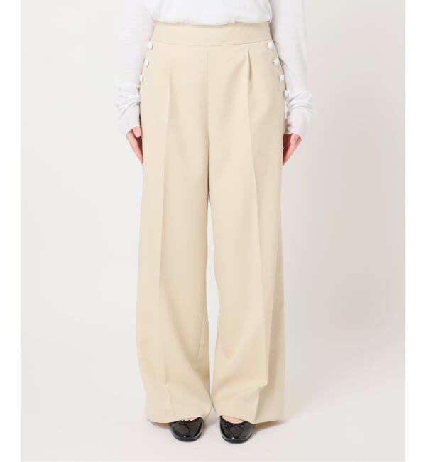 IENA「ウール混マリンパンツ」|スラックス|