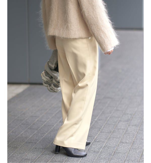 IENA「ウール混マリンパンツ」|スラックス|