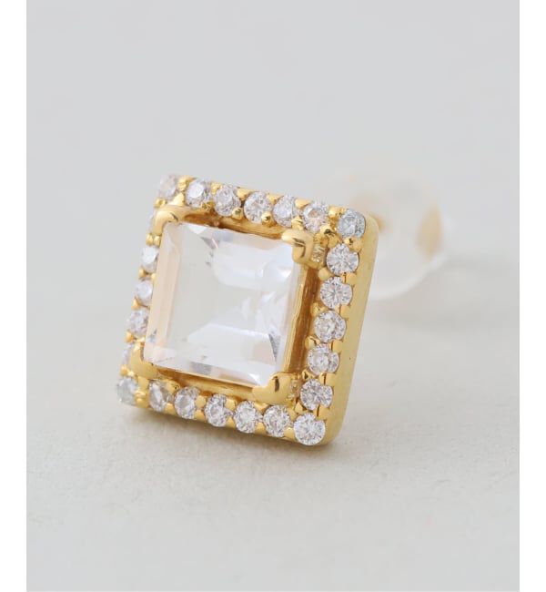 SLOBE IENA「ODUL/オジュール SLOBE別注 スクエアカットピアス」|ピアス|