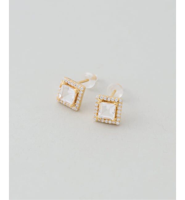 SLOBE IENA「ODUL/オジュール SLOBE別注 スクエアカットピアス」|ピアス|