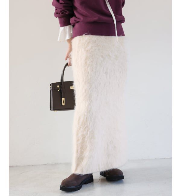 SLOBE IENA「habi ファースカート」|スカート|