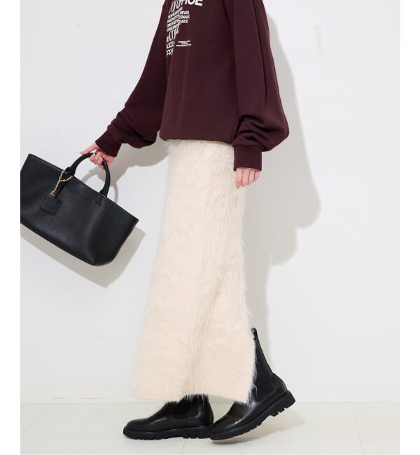 SLOBE IENA「habi ファースカート」|スカート|