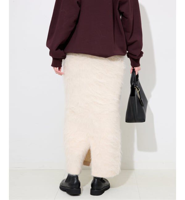 SLOBE IENA「habi ファースカート」|スカート|