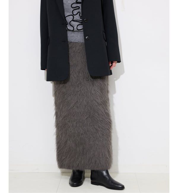 SLOBE IENA「habi ファースカート」|スカート|