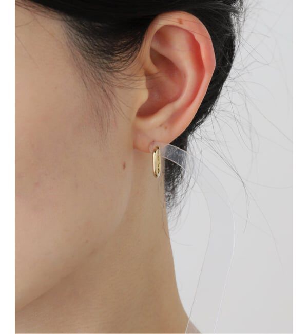 IENA「GIGI/ジジ Solid oval earrings ピアス(両耳) S10054」|ピアス|