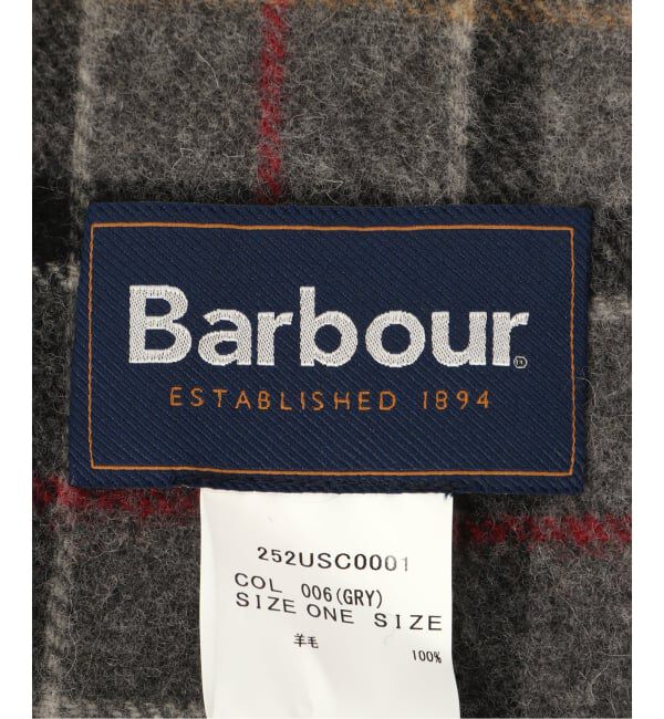 SLOBE IENA「Barbour/バブアー tartan lambswool scarf MODERN」|マフラー|