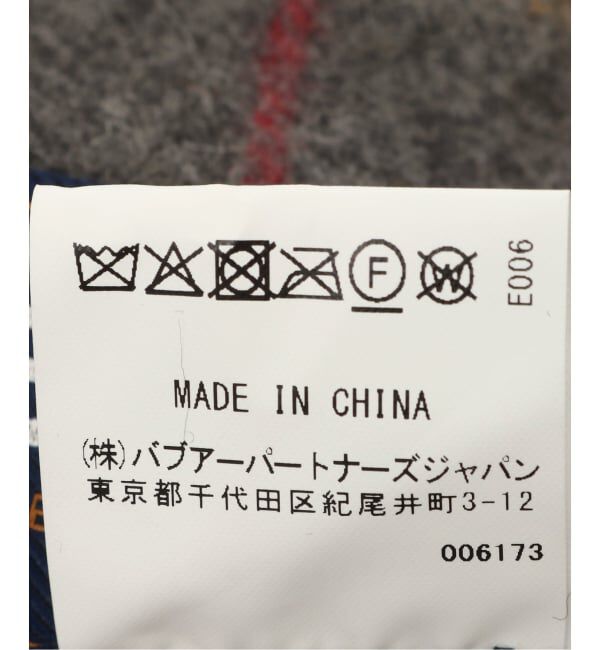 SLOBE IENA「Barbour/バブアー tartan lambswool scarf MODERN」|マフラー|