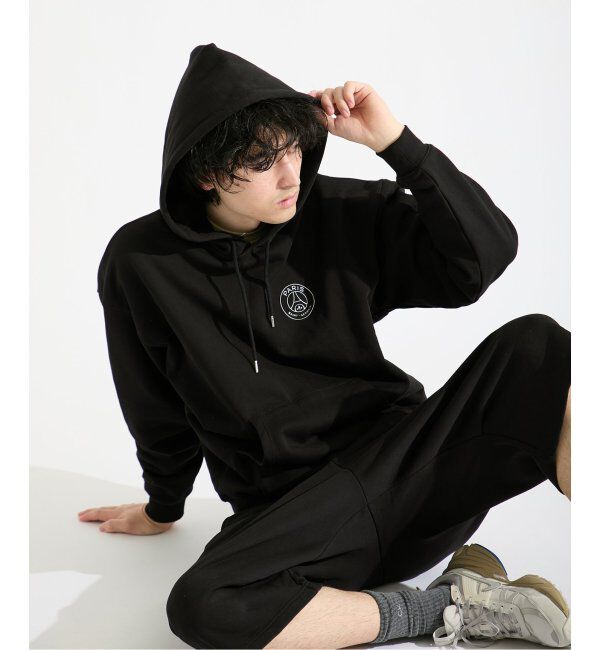 Paris Saint-Germain「【Paris Saint-Germain / パリ・サン＝ジェルマン】JP STAINLESS EMBLEM HOODIE」|パーカー|ブラック