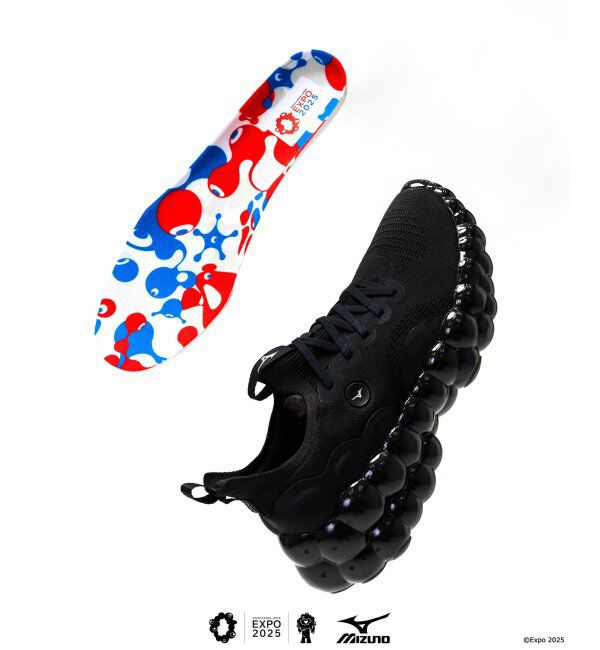 EDIFICE「MIZUNO &times; OSAKA EXPO2025 別注 THE MIZUNO ENERGY」|スニーカー|ブラック