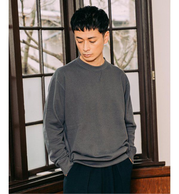 EDIFICE「LOOPWHEELER &times; LOWERCASE for EDIFICE ライトツリウラケ ルーズスウェット」|スウェット・ジャージ|