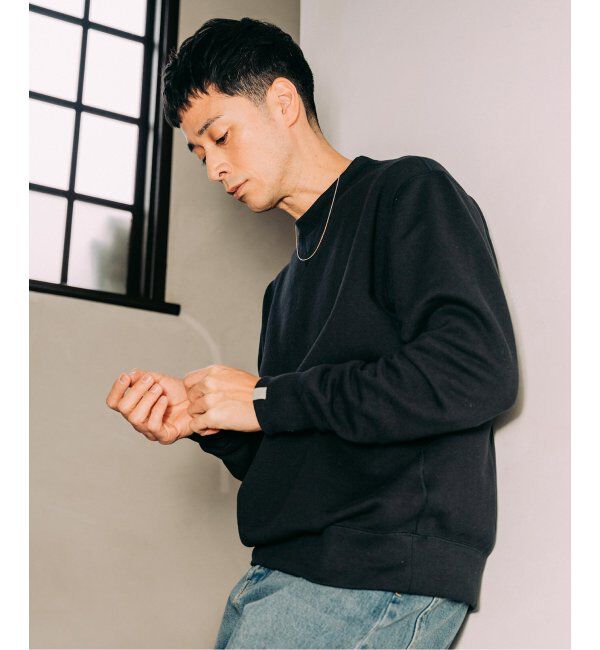 EDIFICE「LOOPWHEELER &times; LOWERCASE for EDIFICE ライトツリウラケ ルーズスウェット」|スウェット・ジャージ|