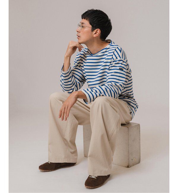 EDIFICE「SAINT JAMES (セントジェームス) 別注 ウエッソン ルーズ ボーダー」|Tシャツ・カットソー|