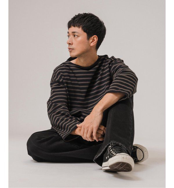 EDIFICE「SAINT JAMES (セントジェームス) 別注 ウエッソン ルーズ ボーダー」|Tシャツ・カットソー|