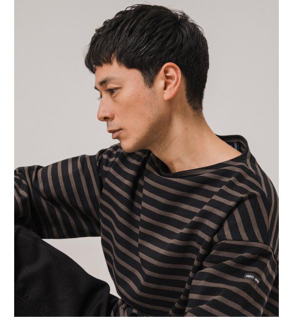 EDIFICE「SAINT JAMES (セントジェームス) 別注 ウエッソン ルーズ ボーダー」|Tシャツ・カットソー|