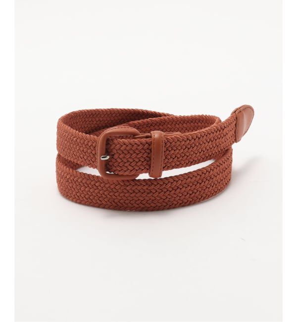 EDIFICE「エラスティック メッシュベルト」|ベルト|オレンジ