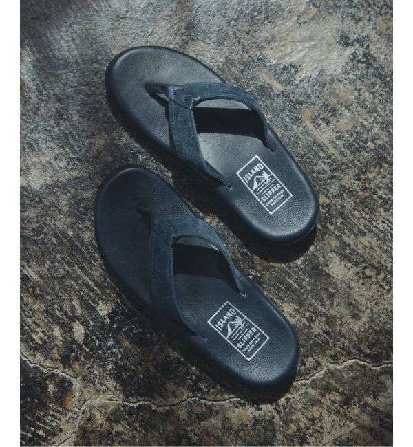 JOURNAL STANDARD「ISLAND SLIPPER&times;JOURNAL STANDARD / アイランドスリッパ 別注サンダル」|サンダル|ネイビー
