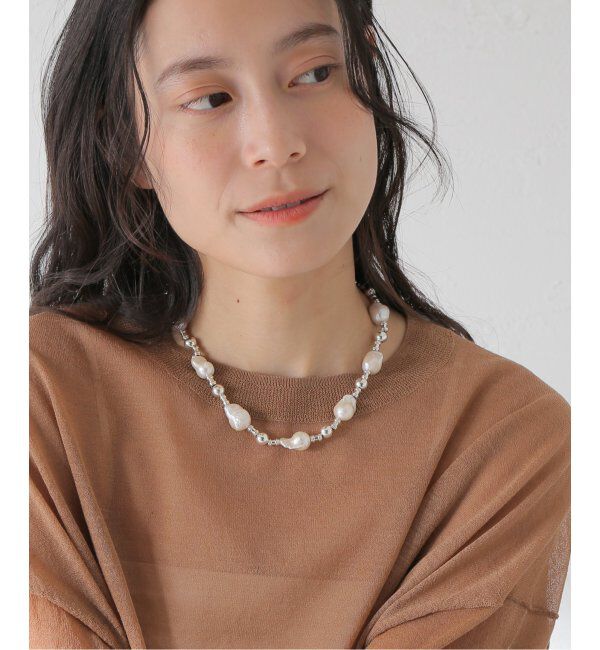 journal standard L'essage「【SAPIR BACHAR/サピア バシャール】BAROQUE PEARL MONUMENT NECK：ネックレス」|ネックレス|