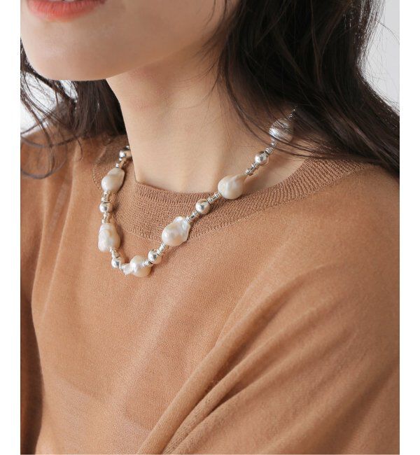 journal standard L'essage「【SAPIR BACHAR/サピア バシャール】BAROQUE PEARL MONUMENT NECK：ネックレス」|ネックレス|