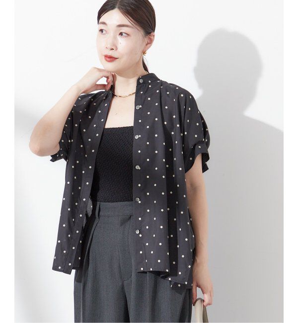 journal standard L'essage「DEVEAUX/DOT/ムジタックスリーブシャツ2」|シャツ・ブラウス|