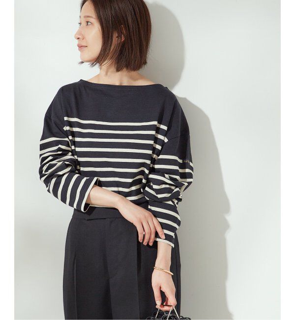 journal standard L'essage「《別注》【Leminor/ルミノア】ナバルバスクシャツ：カットソー」|Tシャツ・カットソー|