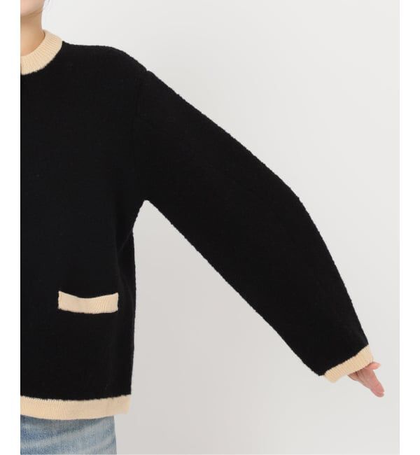 journal standard L'essage「《SP》【金子綾さん着用】バイカラーボアカーディガン」|カーディガン|