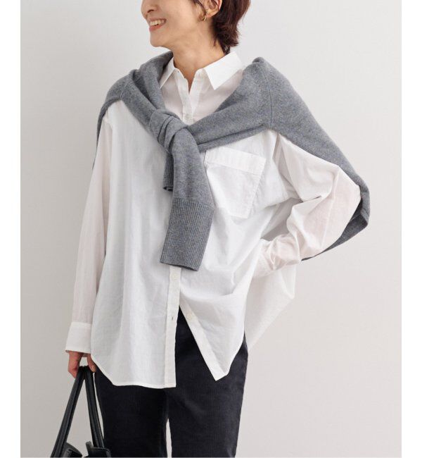 JOURNAL STANDARD relume「《追加》バイオウォッシュオーバーサイズシャツ」|シャツ・ブラウス|ホワイト