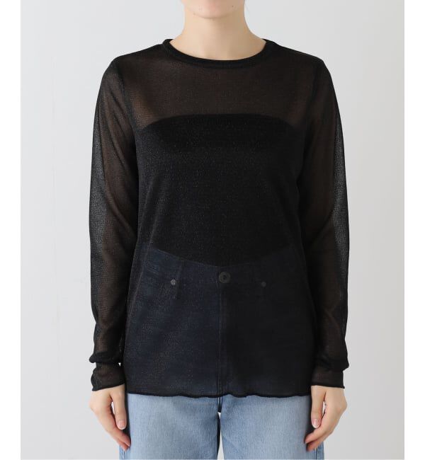 journal standard L'essage「ラメシアークルーネックプルオーバー」|Tシャツ・カットソー|