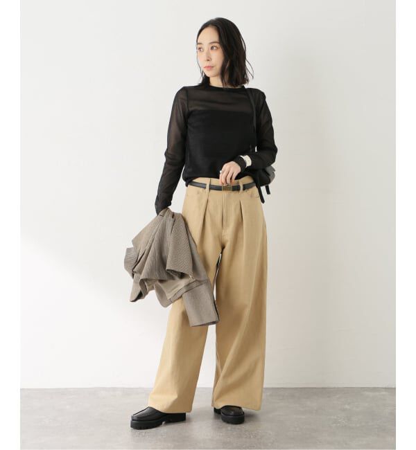 journal standard L'essage「ラメシアークルーネックプルオーバー」|Tシャツ・カットソー|