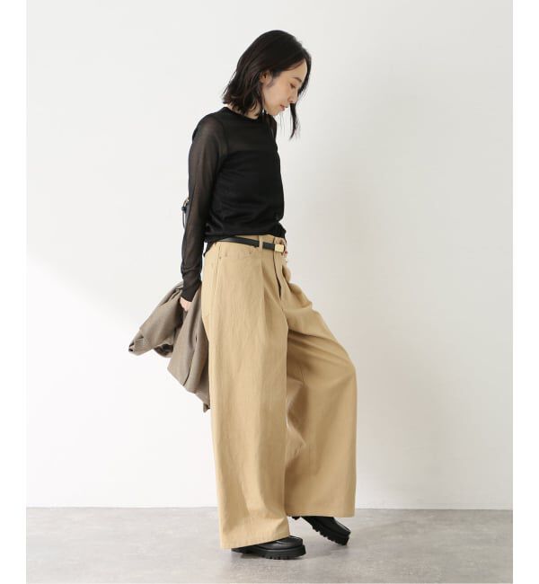 journal standard L'essage「ラメシアークルーネックプルオーバー」|Tシャツ・カットソー|