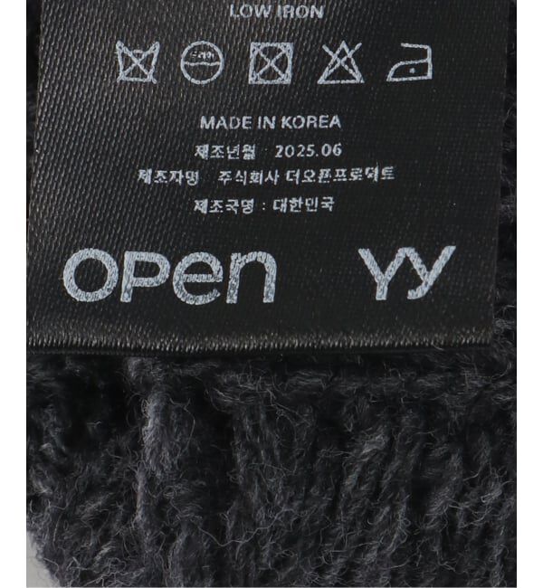 Oriens JOURNAL STANDARD「【OPEN YY / オープンワイワイ】 Knitted CUT OUT MITTEN WARMERS YY254AC007CC」|手袋|
