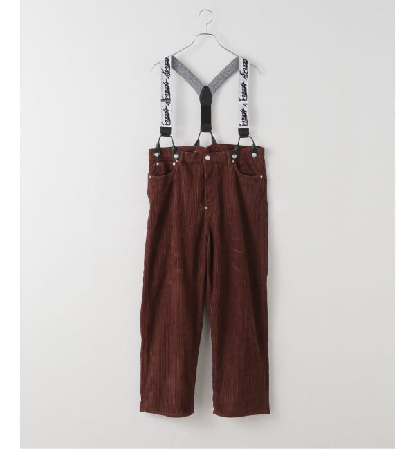 JOURNAL STANDARD「【HOLIDAY/ホリデイ】 DAMAGE CORDUROY SUSPENDER PANTS」|その他|ブラウン
