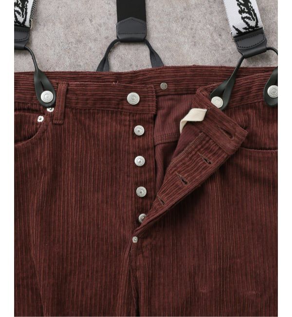 JOURNAL STANDARD「【HOLIDAY/ホリデイ】 DAMAGE CORDUROY SUSPENDER PANTS」|その他|